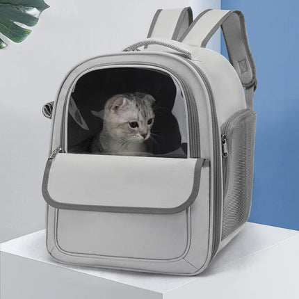 PawsieTive 3-in-1 Breathable Pet Backpack Carrier for Cats and Small Dogs