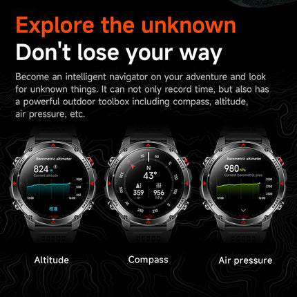 Pexoriax Military-Grade Rugged Sports Smartwatch