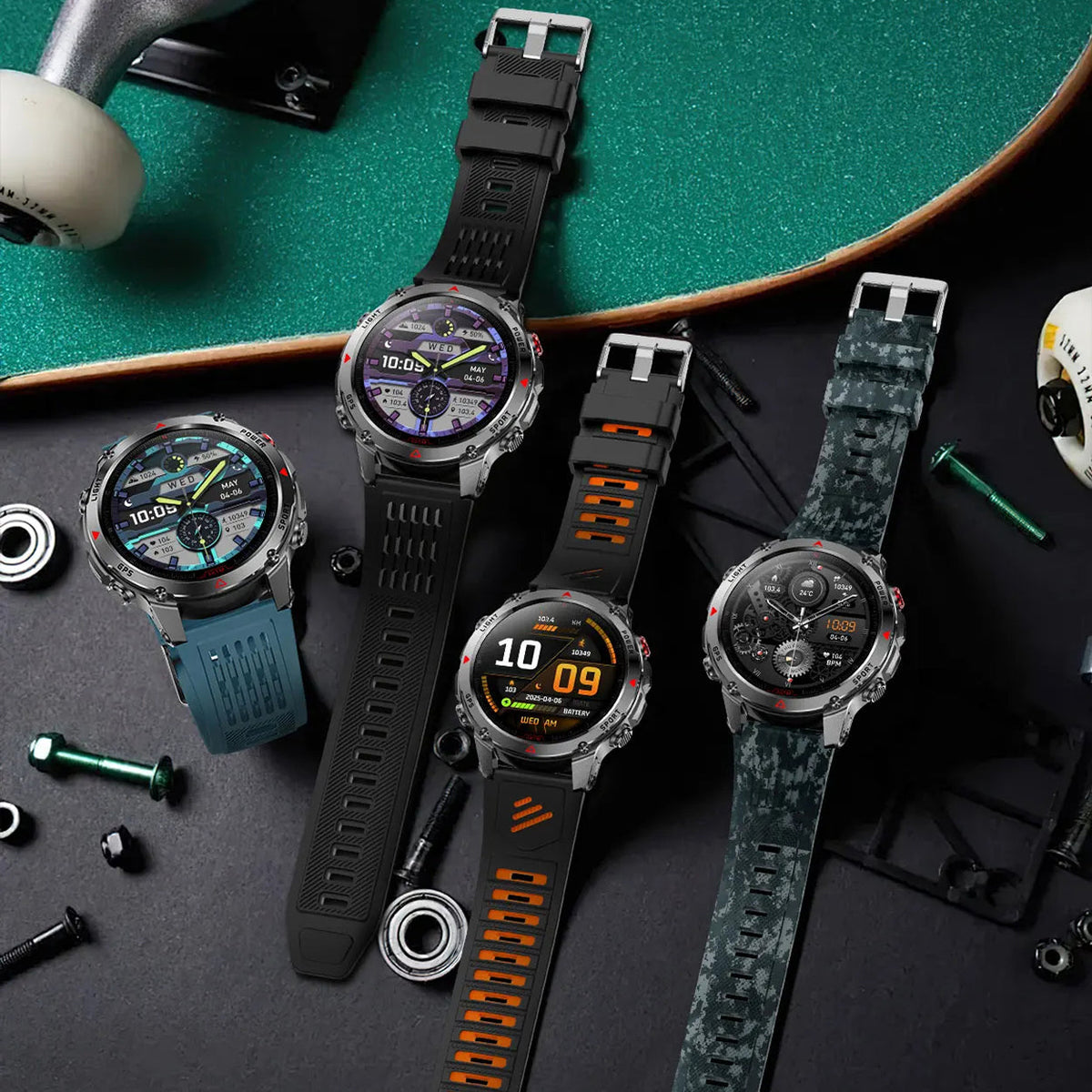 Pexoriax Military-Grade Rugged Sports Smartwatch