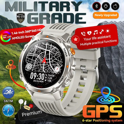Pexoriax Military-Grade Rugged Sports Smartwatch