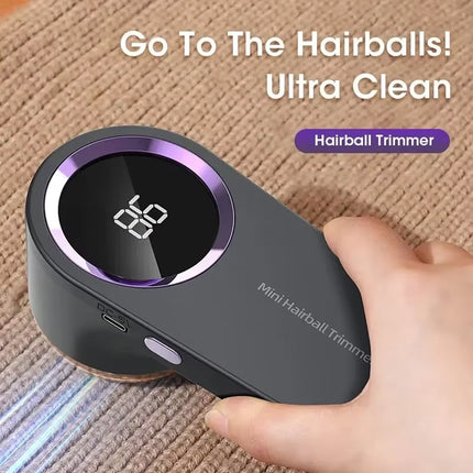 PlushiFiex 6-Blade Fabric Shaver & Lint Remover with LED Display