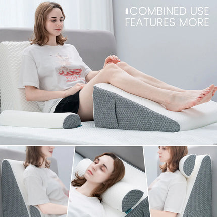 PropZilia Cooling Wedge Pillow for Acid Reflux and GERD Relief