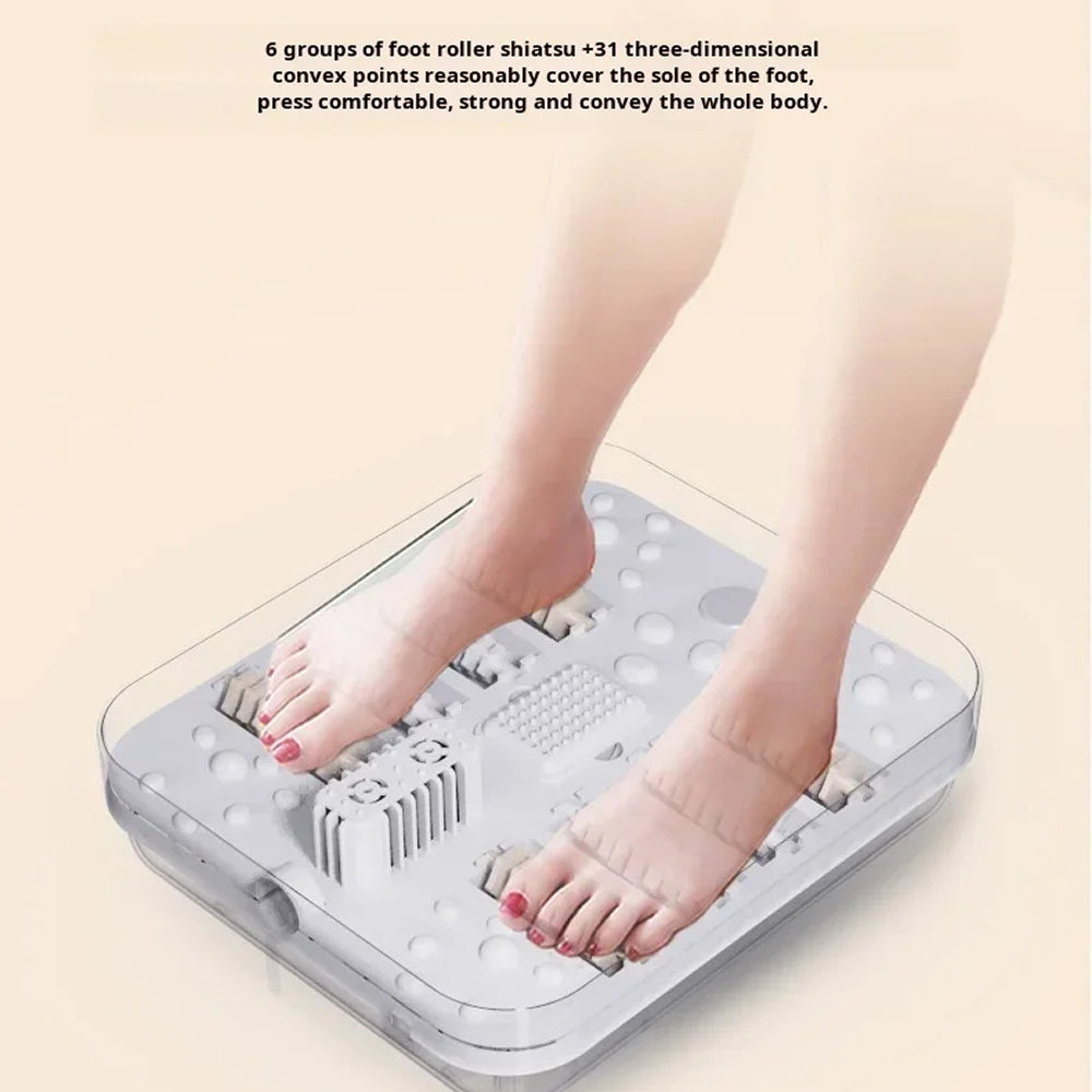 PudLuxi Foldable Foot Spa with 500W Heating and Shiatsu Massage