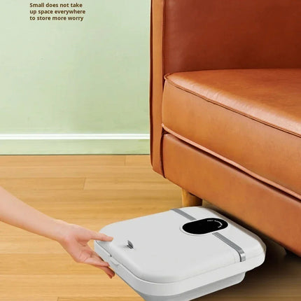 PudLuxi Foldable Foot Spa with 500W Heating and Shiatsu Massage