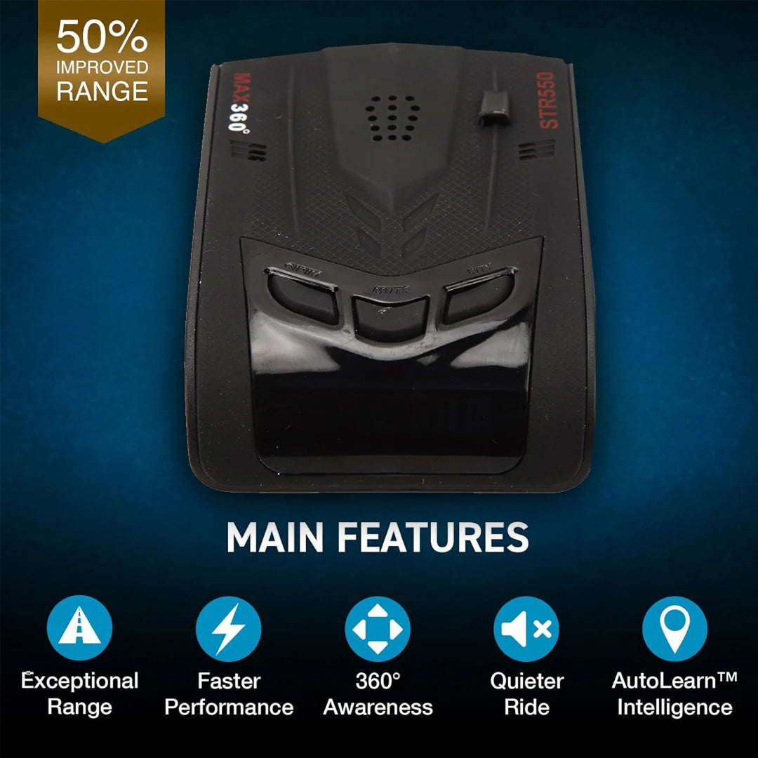 RadeYox Long-Range Radar Detector with Smart Filtering