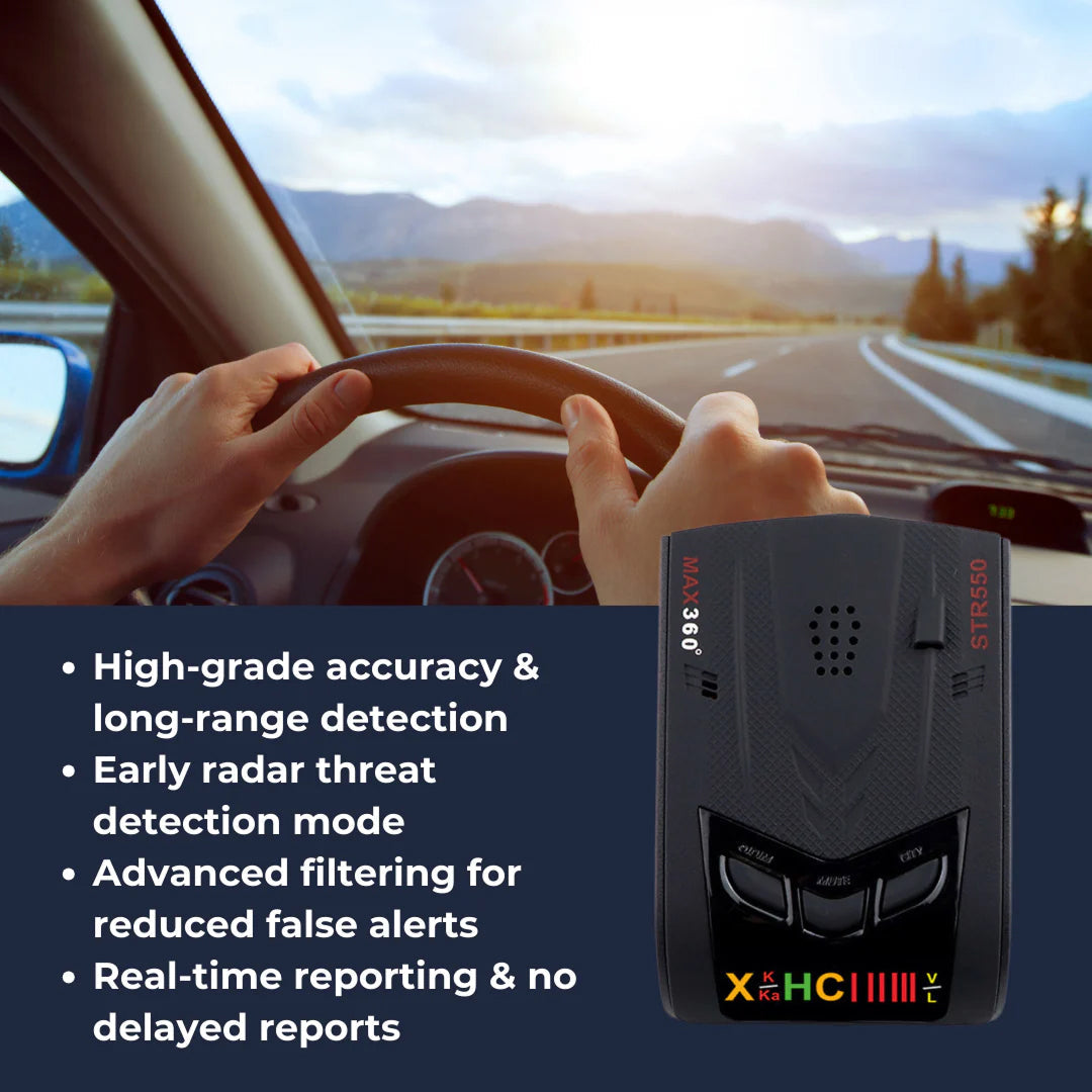 RadeYox Long-Range Radar Detector with Smart Filtering
