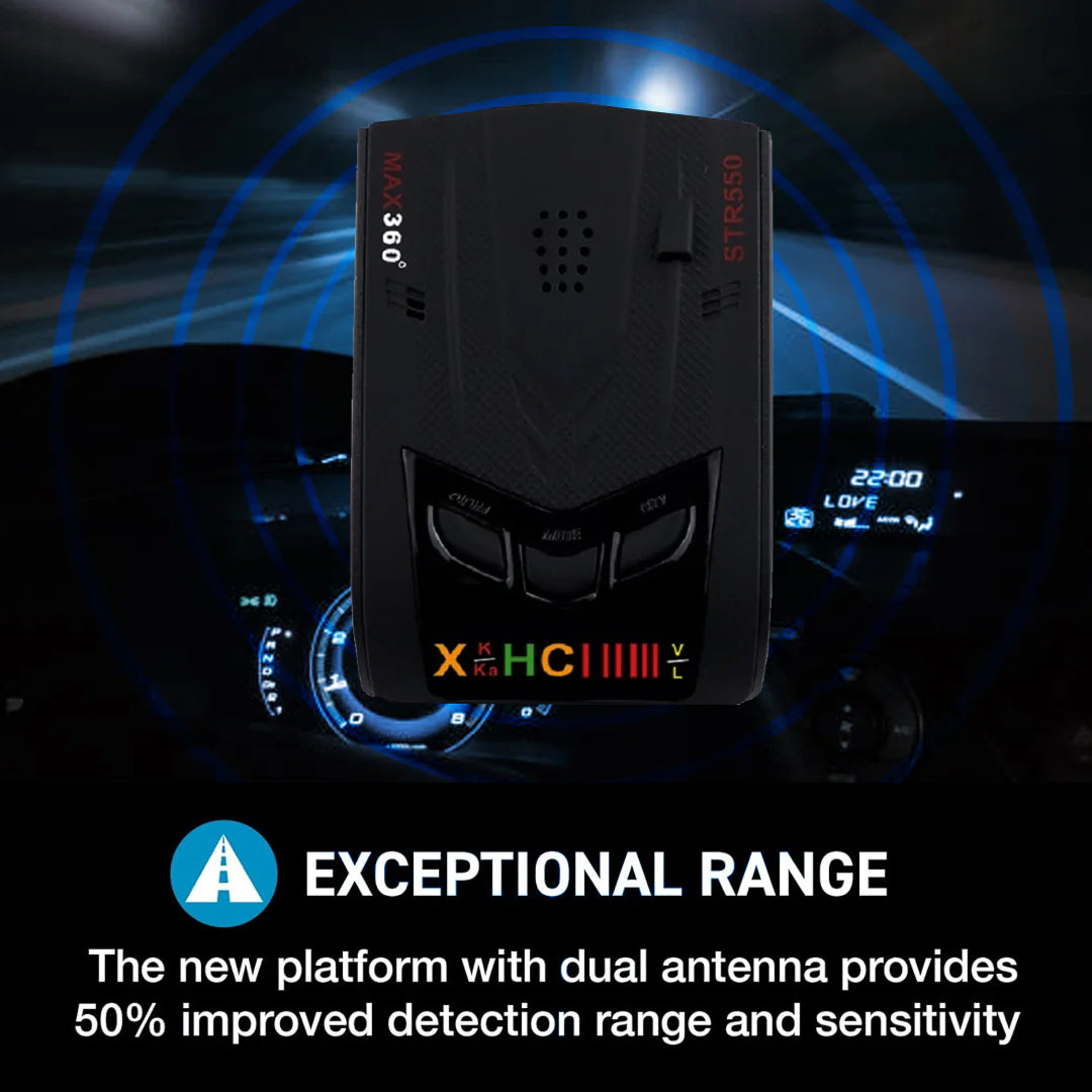RadeYox Long-Range Radar Detector with Smart Filtering
