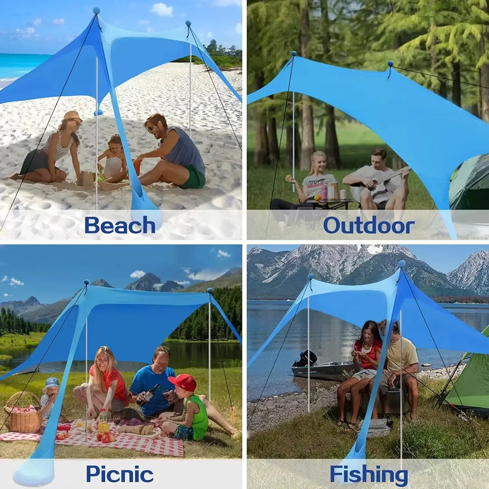 ShayDrifte Ultralight UPF 50 Beach Sun Shade Canopy