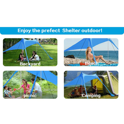 ShayDrifte Ultralight UPF 50 Beach Sun Shade Canopy