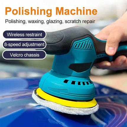 ShynexRo 12V Cordless Dual-Action Car Polisher Buffer