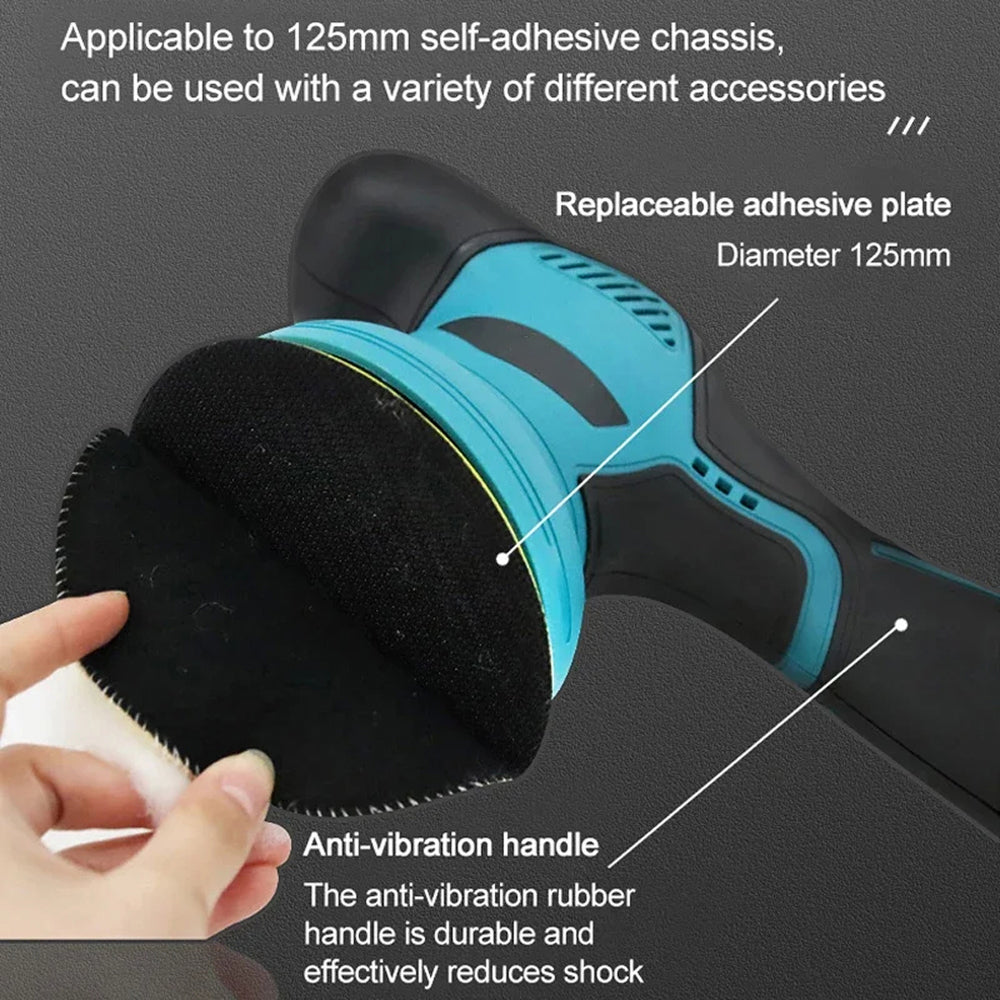 ShynexRo 12V Cordless Dual-Action Car Polisher Buffer