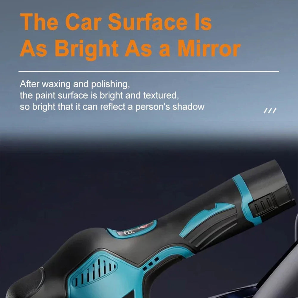 ShynexRo 12V Cordless Dual-Action Car Polisher Buffer