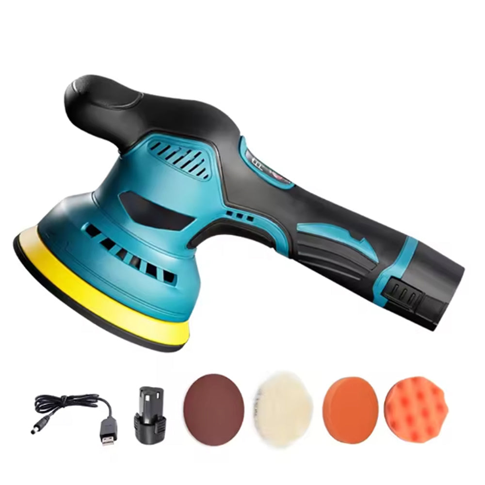 ShynexRo 12V Cordless Dual-Action Car Polisher Buffer
