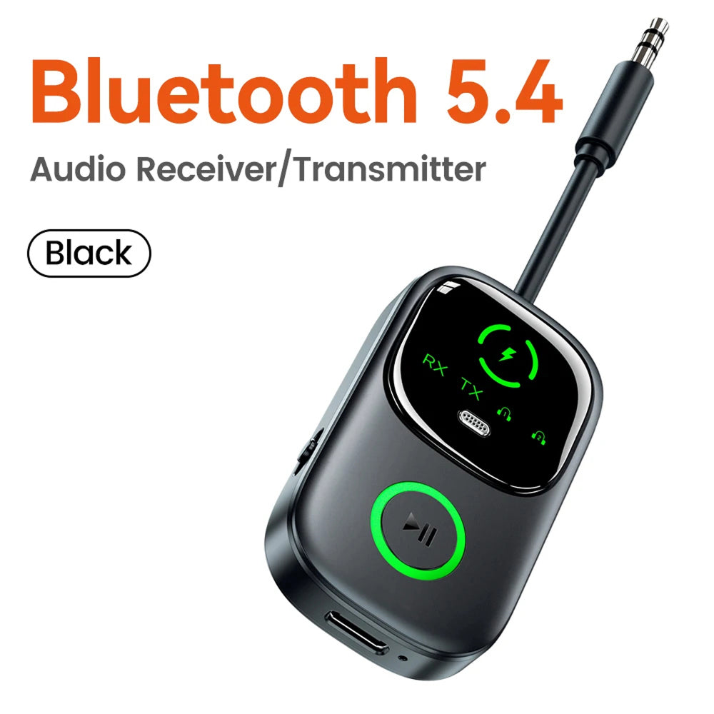 SkyePatt Airplane Bluetooth 5.4 Audio Adapter with Dual Pairing