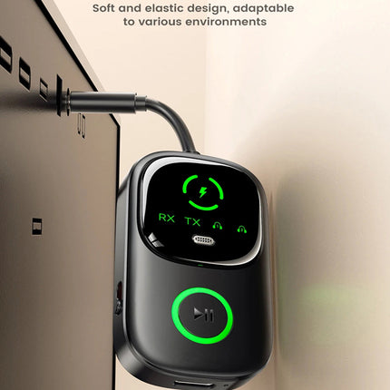 SkyePatt Airplane Bluetooth 5.4 Audio Adapter with Dual Pairing