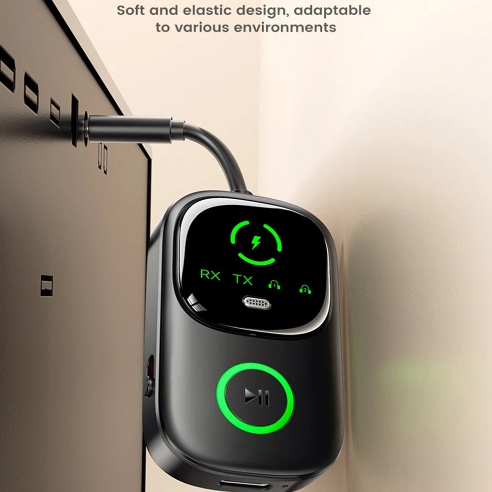 SkyePatt Airplane Bluetooth 5.4 Audio Adapter with Dual Pairing