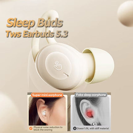 SnuziBud Noise Cancelling Sleep Earbuds for Side Sleepers