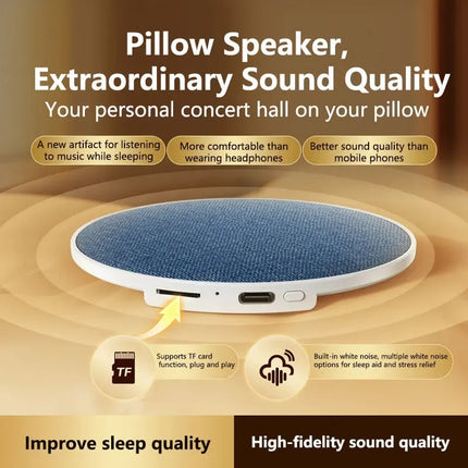 SomiNifye Ultra-Thin Bluetooth Sleep Speaker