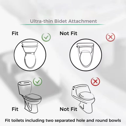 SplahExi Ultra-Thin Non-Electric Bidet Attachment for Bathroom Hygiene