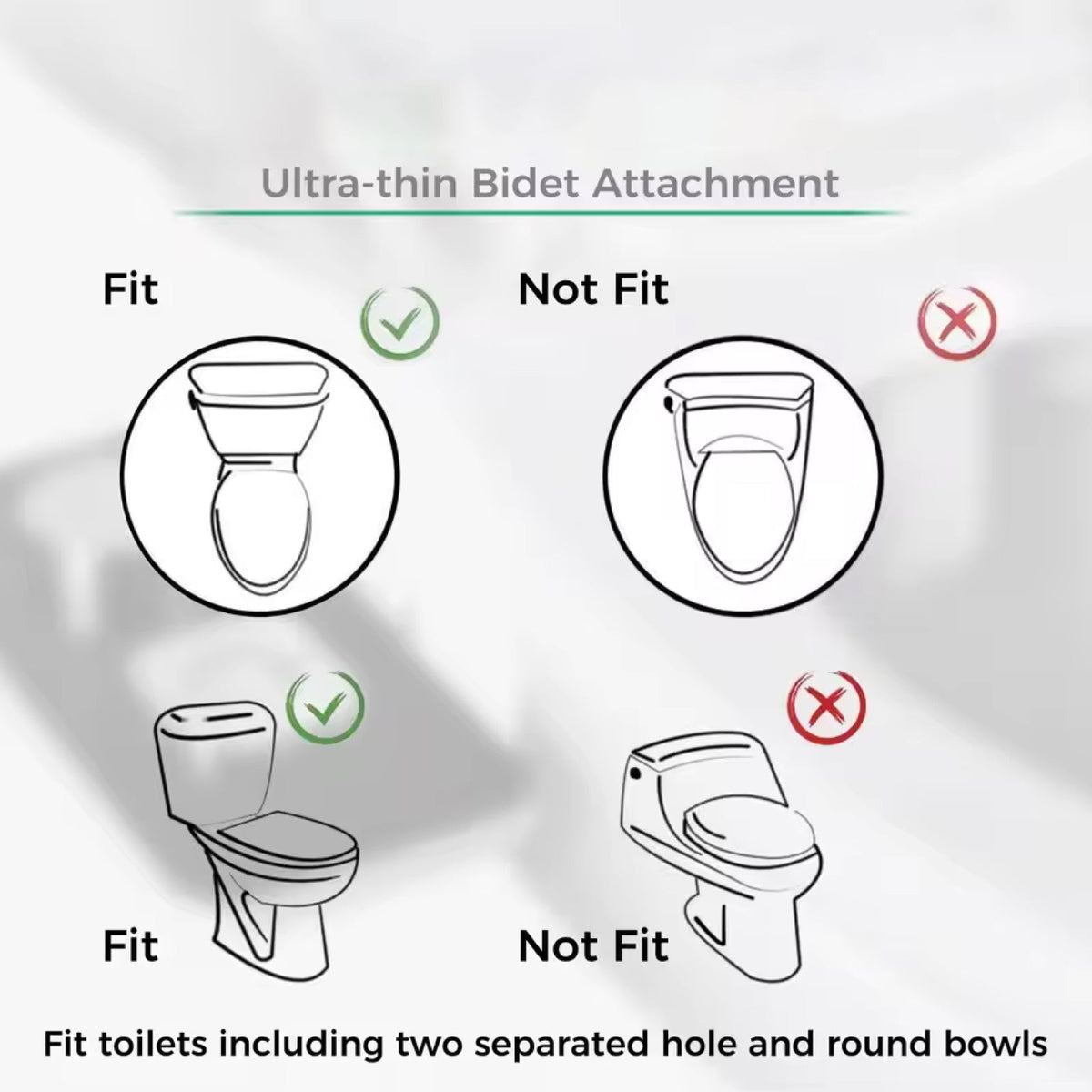 SplahExi Ultra-Thin Non-Electric Bidet Attachment for Bathroom Hygiene