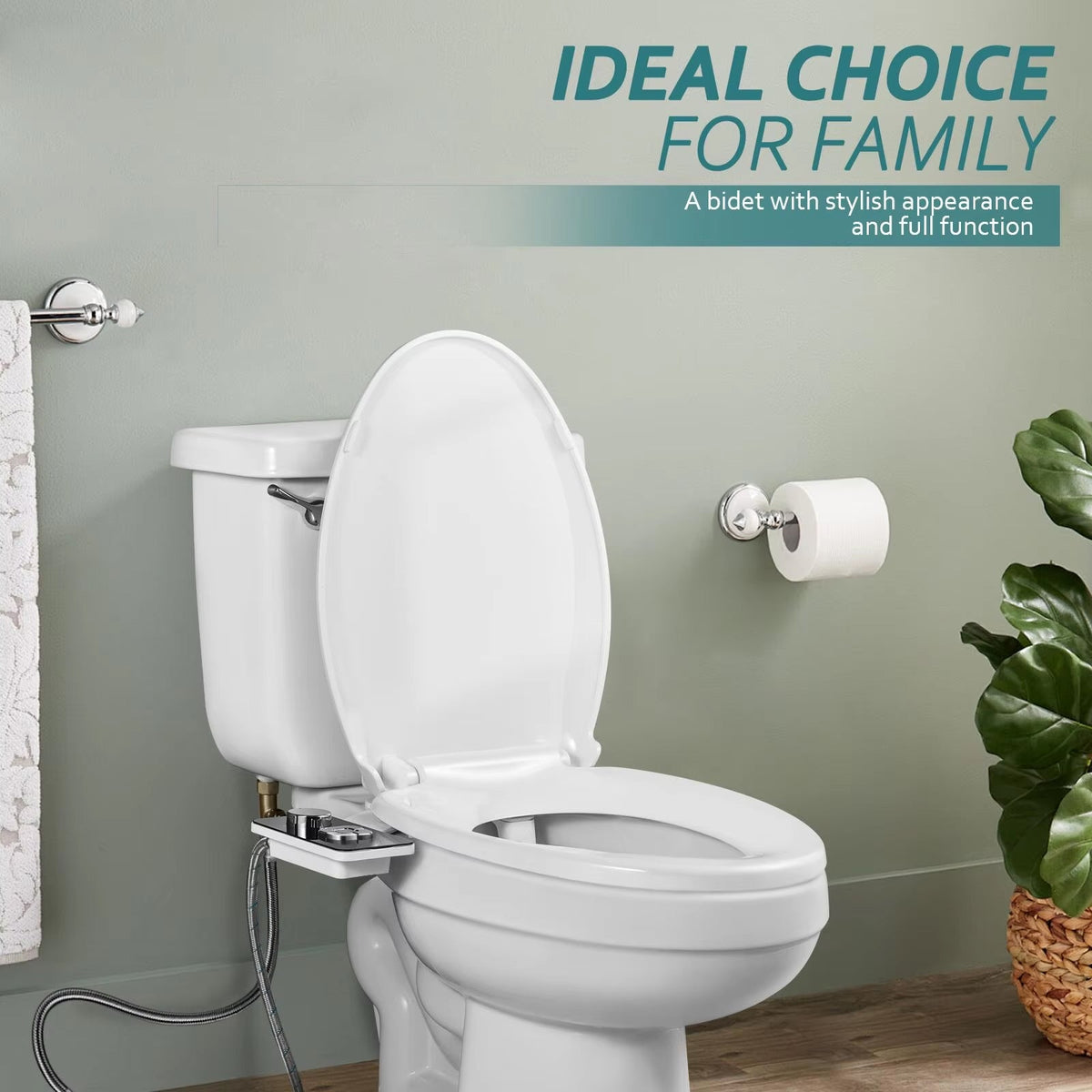 SplahExi Ultra-Thin Non-Electric Bidet Attachment for Bathroom Hygiene