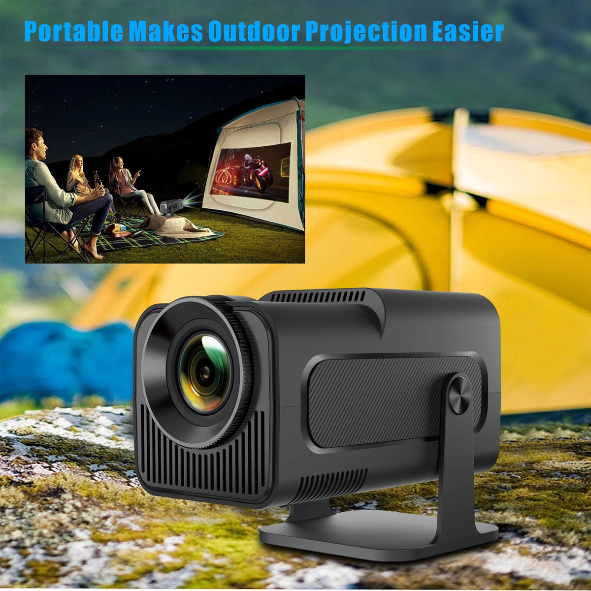 SuniiStage 4K Smart Projector with Android 11 and WiFi 6