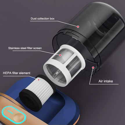 Vacyzee Cordless Mattress Vacuum with UV Sanitization