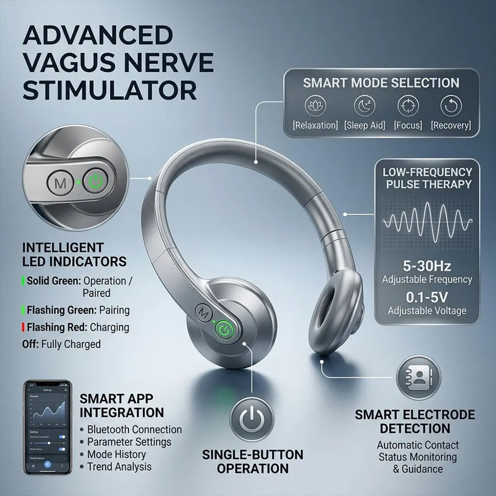VagoPulse Vagus Nerve Stimulator | Natural Stress & Sleep Relief Australia