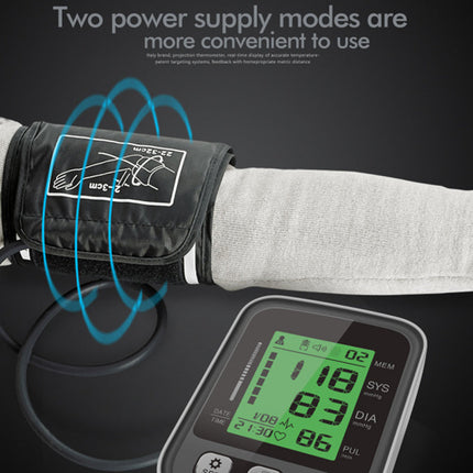 VitaTracki Clinical Blood Pressure Monitor with 3-Color LCD