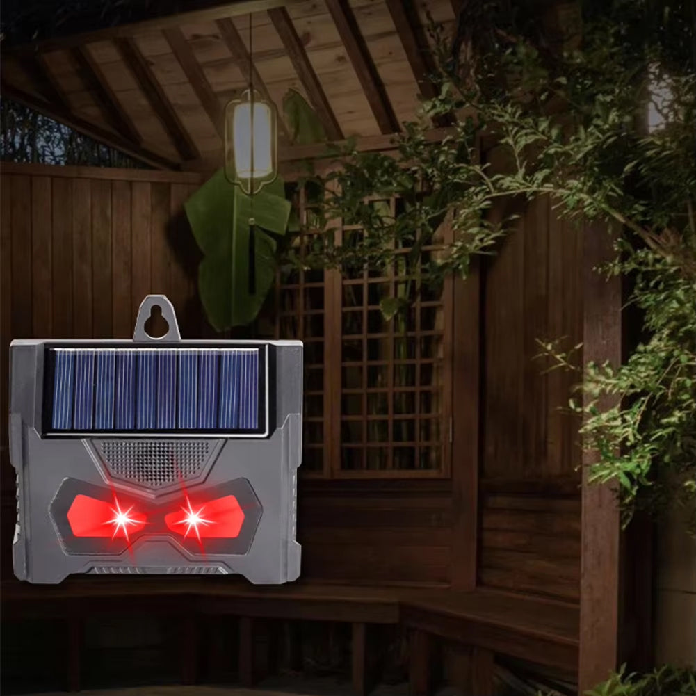 WufiRodo Solar-Powered Ultrasonic Pest Repeller