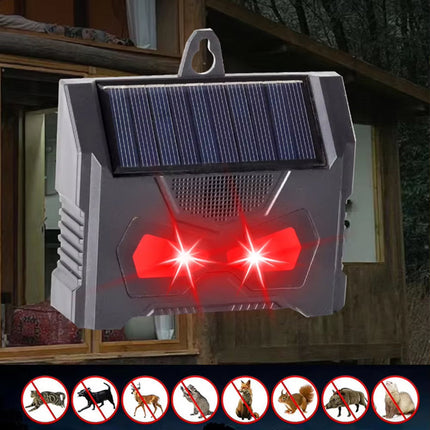 WufiRodo Solar-Powered Ultrasonic Pest Repeller