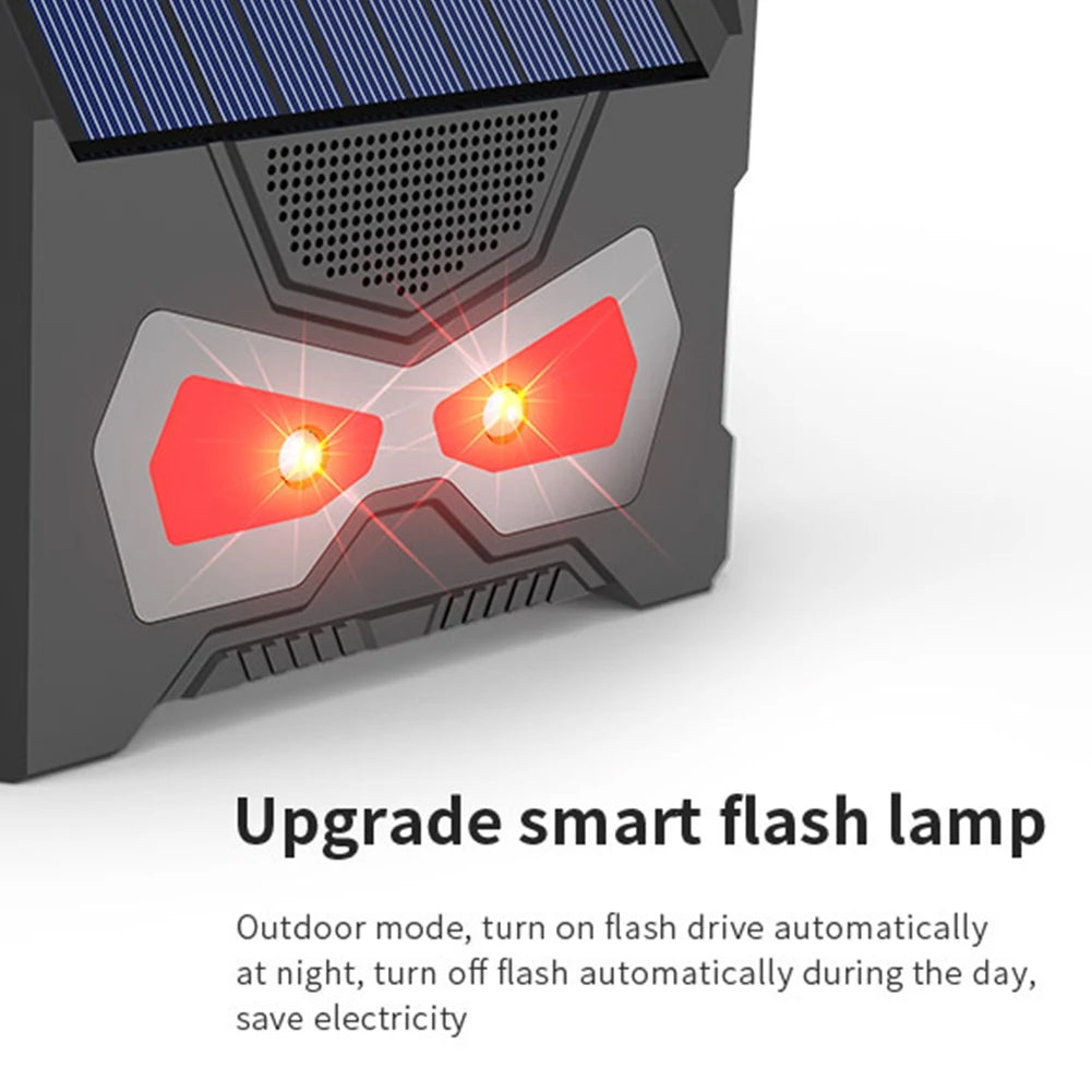 WufiRodo Solar-Powered Ultrasonic Pest Repeller